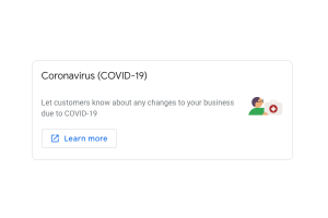 Google My Business and COVID-19