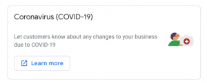 Covid-19 Google My Business