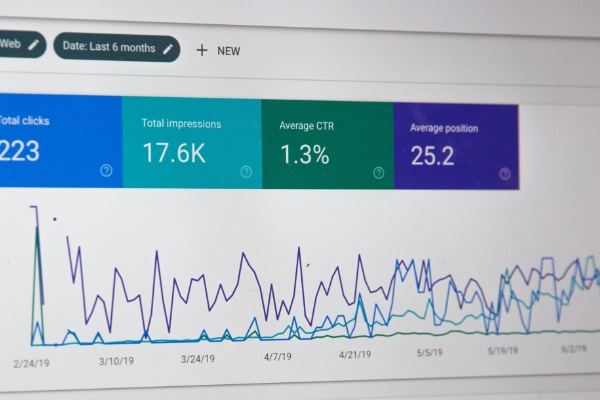Dashboard sample of Google Search Console.